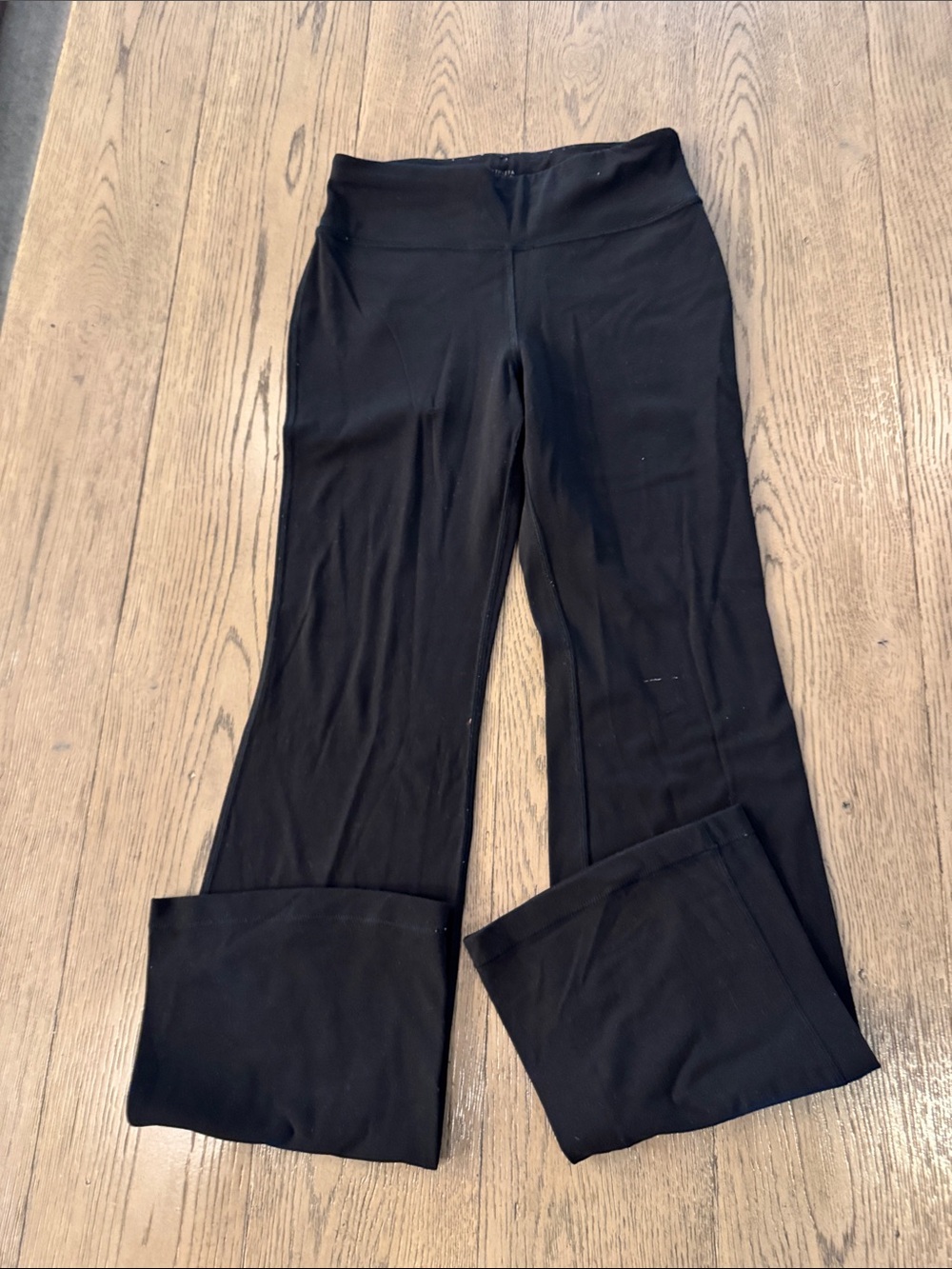 Athleta Black Wide-Leg Pull-On Pants